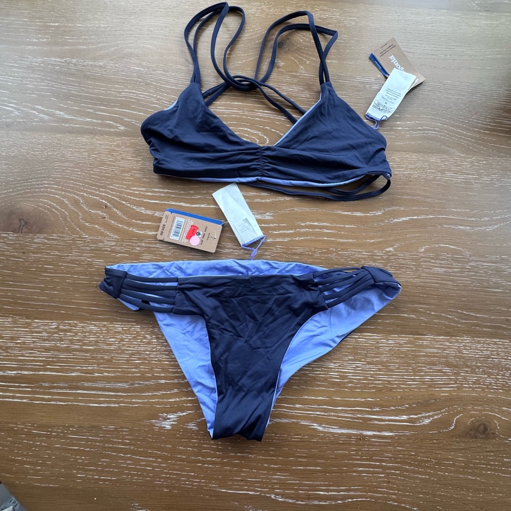Patagonia reversible Bikini Set with Sports Bra Top